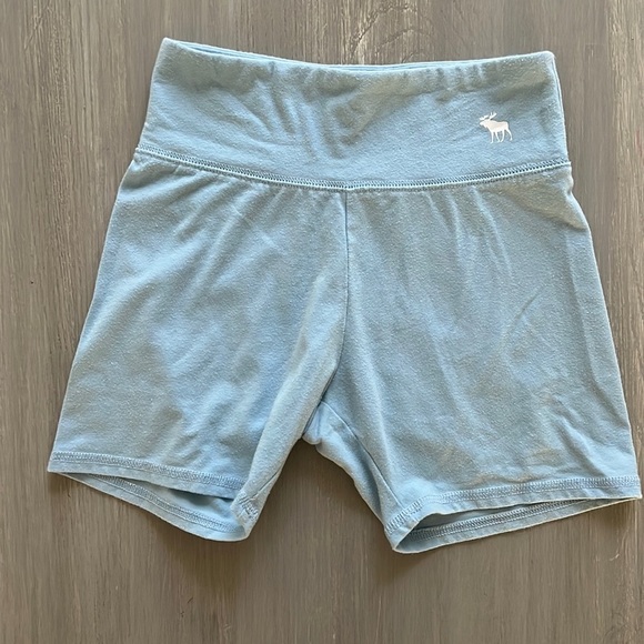 Abercrombie Kids Light Blue Biker Shorts - Picture 1 of 3